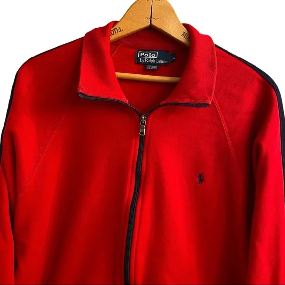 Polo Ralph Lauren Full Zip Sweater & Crew Neck Sweatshirt Bundle - Picture 3 of 16